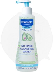 Baby Cleansing Water - No-Rinse Micellar Water - with Natural Avocado for Baby's Face, Body & Diaper - 300ml